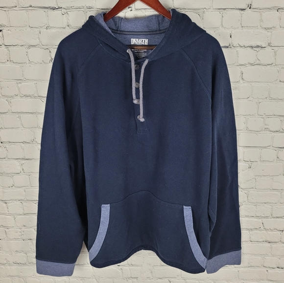 DULUTH TRADING COMPANY | pullover kangaroo pocket hoodie - Picture 1 of 6